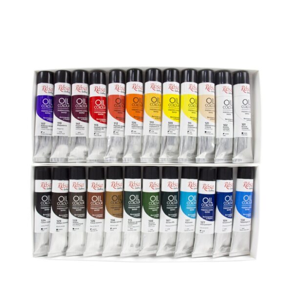 Oil paint set 24*20 ml, ROSA Gallery