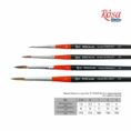 Kolinsky Round Brush, 311, Short Handle, ROSA Studio