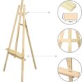 Presentation's easel №40 Lyr, рine 71х80х142см ROSA Studio