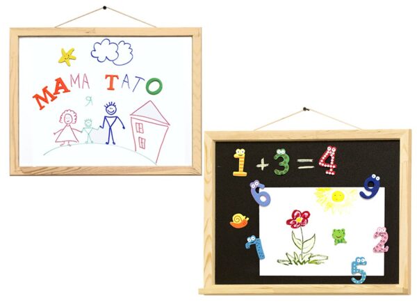 Boards Magnetic (chalk + marker), 40x50cm, pine, ROSA Studio