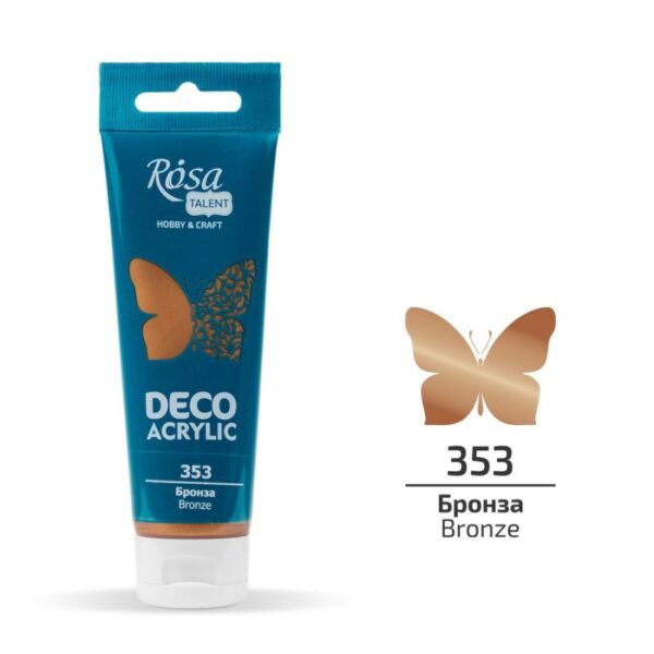 Акрил для декору металік 75мл ROSA TALENT