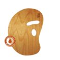 Oval anatomical oiled palette, water-resistant veneer, ROSA Gallery