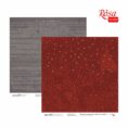 Папір для скрапбукінгу „New Year's magic“ 30,48х30,48 см, 200г/м2, ROSA TALENT