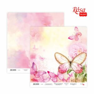 Скрап папір "Floral Poem" 30,48x30,48см, 200г / м2 ТМ ROSA TALENT