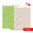 Paper for the card double-sided „Tenderness flower" Matt 21х29,7cm 200g/m2 ROSA TALENT