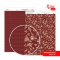 Paper for the card double-sided „Magic roses“ 21х29,7cm 200g/m2 ROSA TALENT