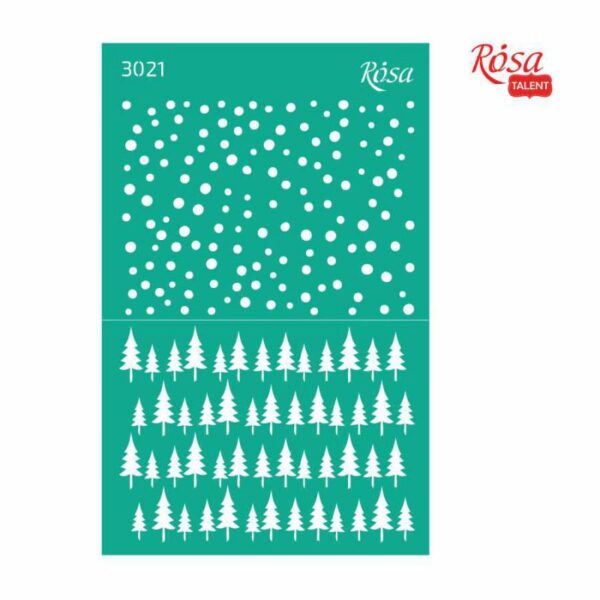 Adhesive Stencil 13x20 cm ROSA TALENT