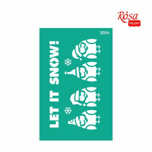 Трафарет самокл. 13х20см ROSA TALENT