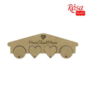 Bases for decoratoin Shelf for keys MDF ROSA Talent