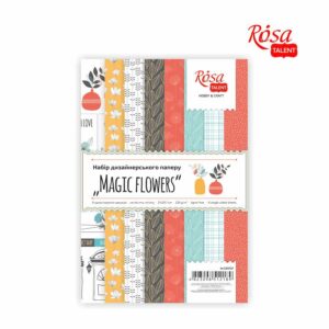 Папір матовий двостор. „Love“ 21х29,7см 200г/м2 ROSA TALENT