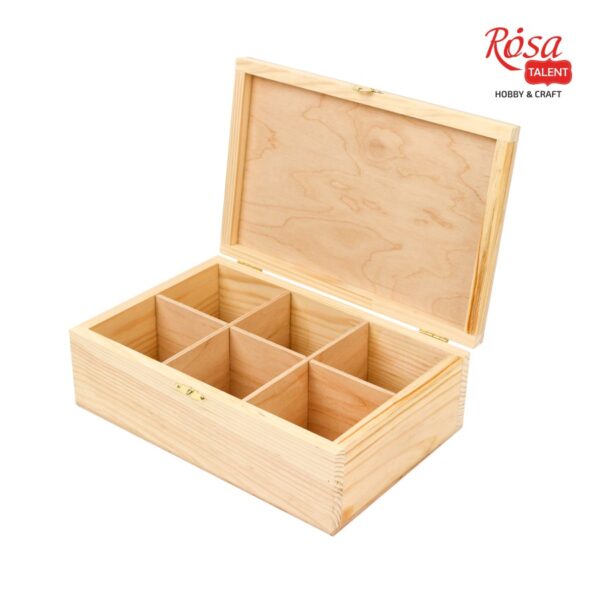 Скринька для чаю 4 комірки МДФ ROSA TALENT
