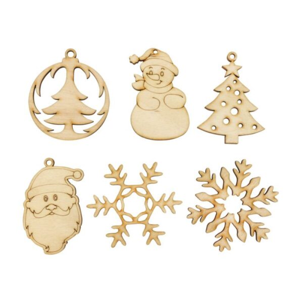 Заготовка „Шишка“ фанера 6,7х8,0 см 4 шт. ROSA TALENT