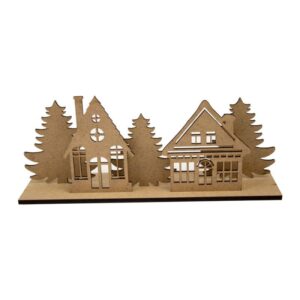 Набір заготовок „Новорічні“ фанера 6 шт. ROSA TALENT