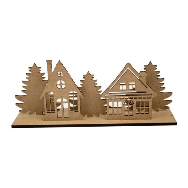 Набір заготовок „Новорічні“ фанера 6 шт. ROSA TALENT