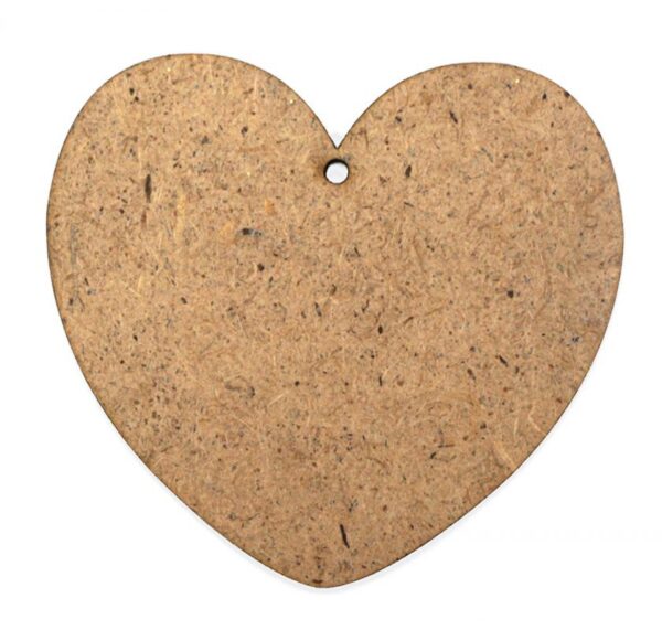 Заготовка Серце ДВП 10х10,4 см 4 шт. ROSA TALENT