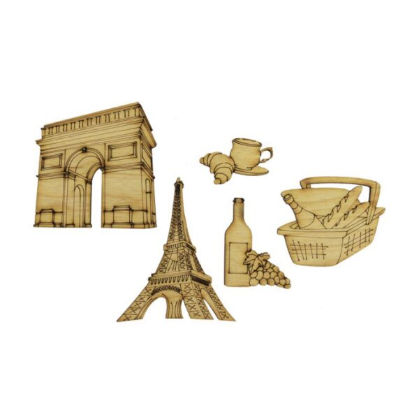 Заготовка „Метелики“ фанера 6 шт. ROSA TALENT