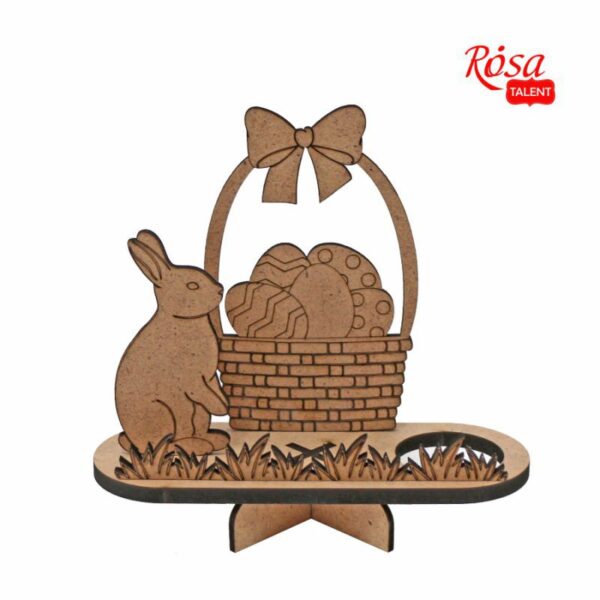 Заготовка „Великодній кролик“ на підставці МДФ ROSA TALENT