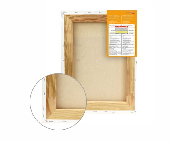 Stretched Canvas, MEDIUM, fine grain, cotton ROSA Gallery