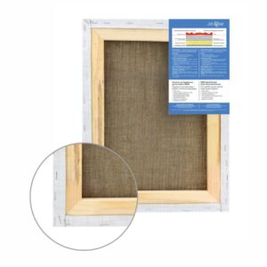Stretched Canvas, fine grain, oil emulsive prime, linen ROSA