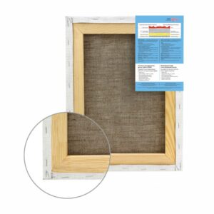 Stretched Canvas, large grain, oil emulsive prime, linen ROSA