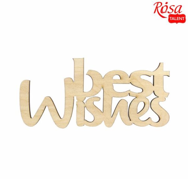 Заготовка Серце ДВП 10х10,4 см 4 шт. ROSA TALENT