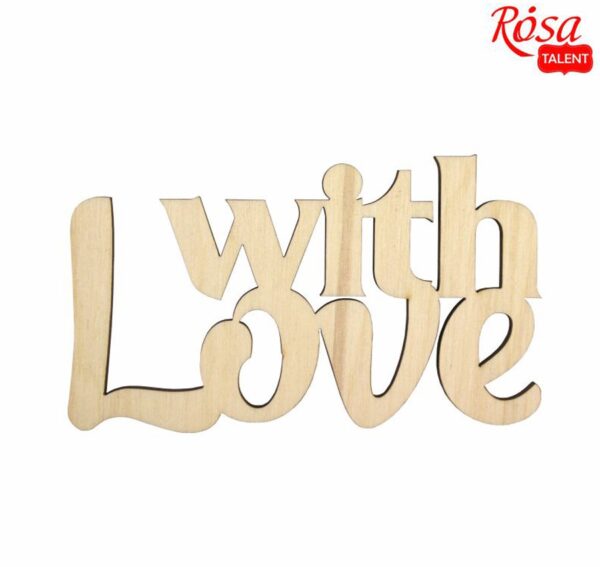 Заготовка Серце ДВП 10х10,4 см 4 шт. ROSA TALENT