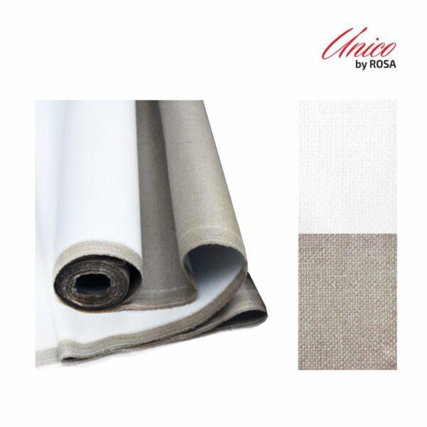 Canvas on a stretcher Italian jute large grain Unico