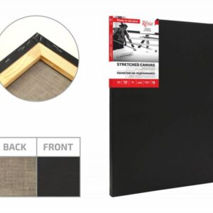 Stretched Canvas, extra fine grain, acrylic prime, linen ROSA