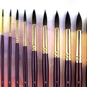 Пензлі з волосу білки 2080 к.р ROSA Gallery