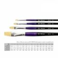 Bristle Flat Brush, 401, Long Handle, ROSA Studio