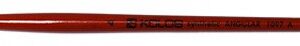 Synthetic Angular Brush, Carrot 1097А, Short Handle, KOLOS by ROSA