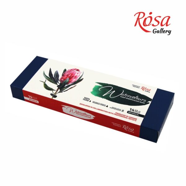 Набір акварельних фарб "Класика" 12 кольорів ROSA Gallery