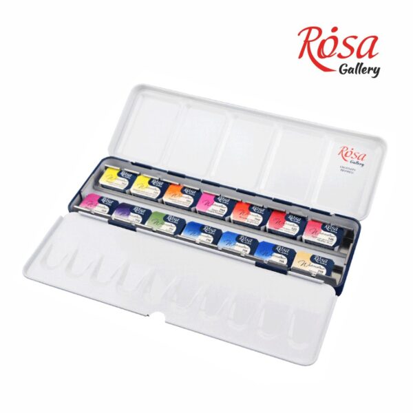Набір акварельних фарб "Класика" 12 кольорів ROSA Gallery