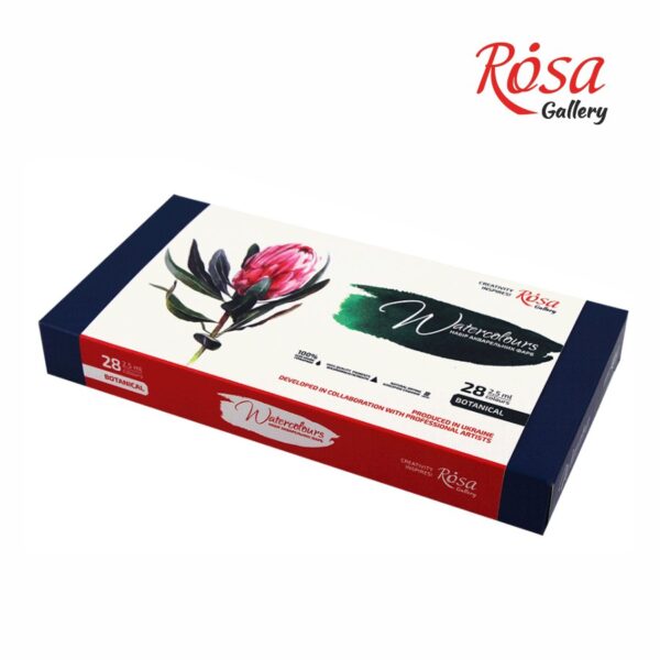 Набір акварельних фарб "Класика" 12 кольорів ROSA Gallery