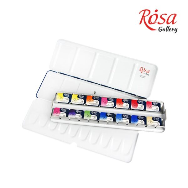 Набір акварельних фарб "Класика" 12 кольорів ROSA Gallery