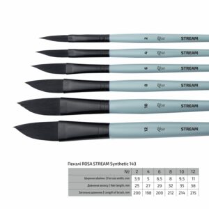 Синтетика плоска, Snow 1098F, д.р. пензель KOLOS