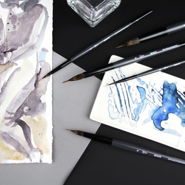 Соболь круглий TRAVEL BRUSH OCEAN 168 к.р. пензель ROSA