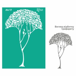 Трафарет самокл. „Теги. Рамки“ 13х20см ROSA TALENT