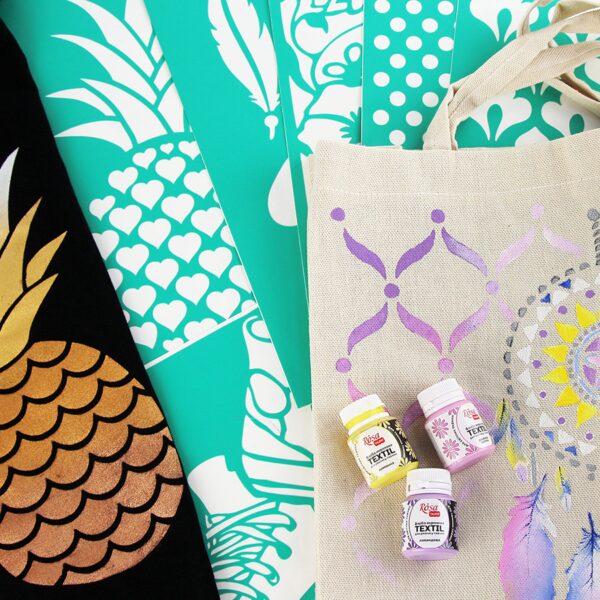 Adhesive Stencil „Floristics“ А4 ROSA TALENT