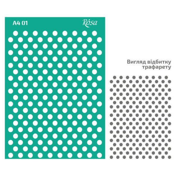 Adhesive Stencil „Floristics“ А4 ROSA TALENT