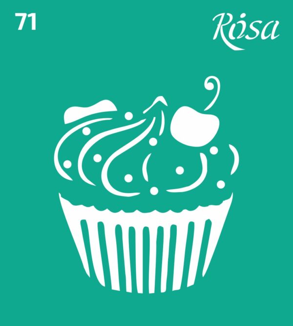 Трафарет самокл. 13х20см ROSA TALENT