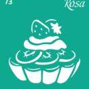 Трафарет самокл. 13х20см ROSA TALENT