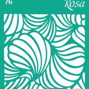 Adhesive Stencil 13x20 cm ROSA TALENT