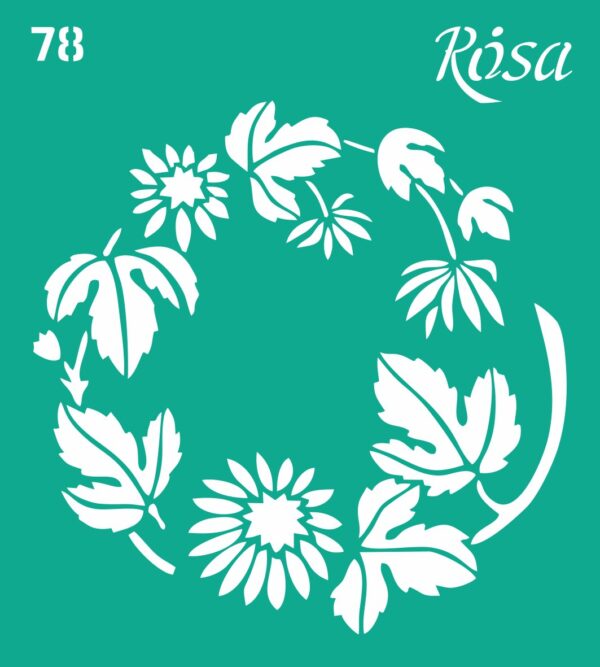 Adhesive Stencil 13x20 cm ROSA TALENT