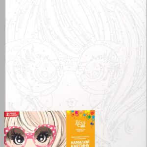 Standard Kit, painting by numbers, „ Fashion Cat“, 35х45cm, ROSA START