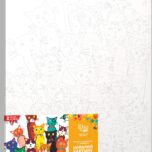 Набір-стандарт, картина за номерами, „ Fashion Cat“, 35х45см, ROSA START