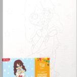 Набір-стандарт, картина за номерами, „ Fashion Cat“, 35х45см, ROSA START