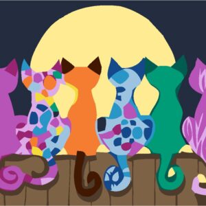 „Moonlight Night“, Standard Kit, painting by numbers, 35х45cm, ROSA START