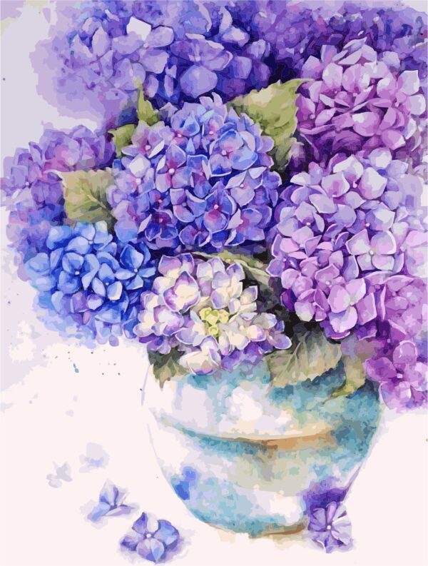 Натюрморт №31,  полотно на картоні з контуром, 30х40, бавовна, акрил, ROSA START