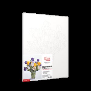 Still life №32, Canvas Panel with outline, 30х40, cotton, acrylic, ROSA START